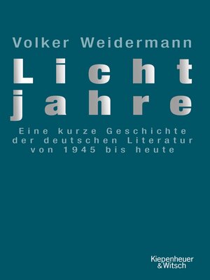 cover image of Lichtjahre